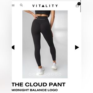 NEW WITH TAGS - Vitality Balance Athletica Cloud Pant Leggings - Black XSmall
